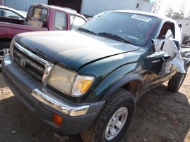 2000 TOYOTA TACOMA PRERUNNER SR5 GREEN XTRA CAB 3.4L AT 2WD Z17864 
